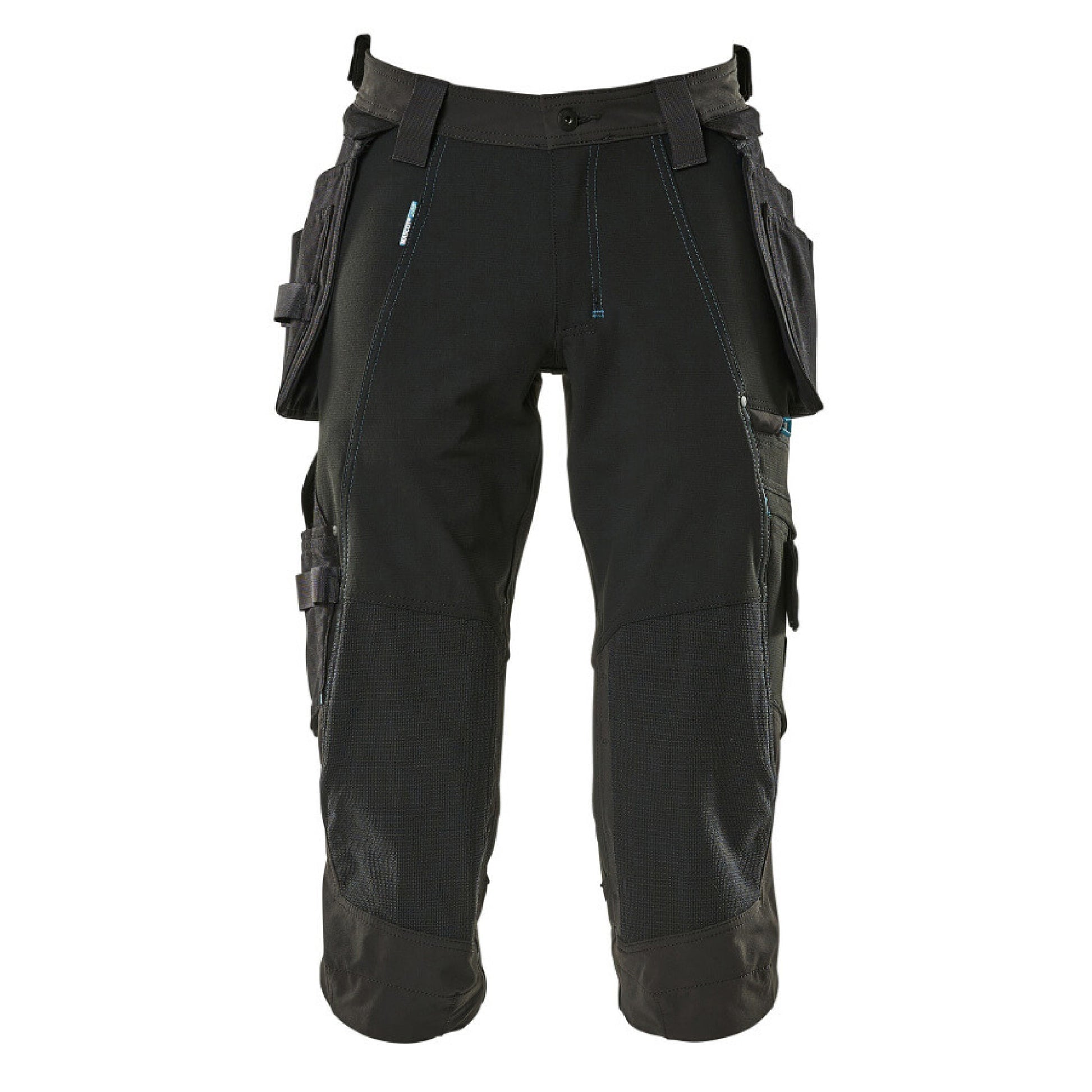 Black - Front - Mascot Mens Advanced 3-4 Length Trousers