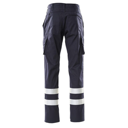 Dark Navy - Back - Mascot Mens Macmichael Cargo Pocket Work Trousers