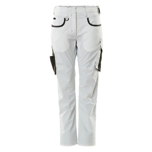 White-Dark Anthracite - Front - Mascot Womens-Ladies Unique Trousers