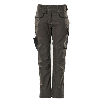Dark Anthracite-Black - Front - Mascot Womens-Ladies Unique Trousers