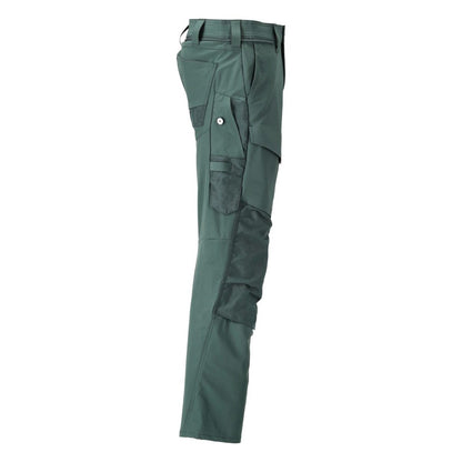 Forest Green - Lifestyle - Mascot Mens Customised Knee Pad Pockets Long Work Trousers