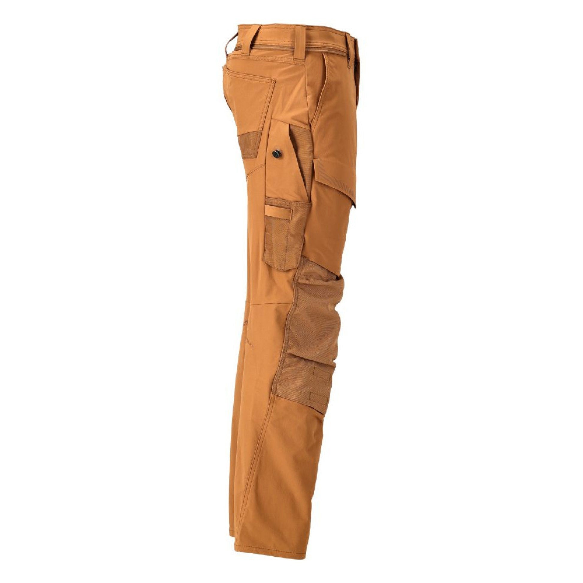Nut Brown - Lifestyle - Mascot Mens Customised Knee Pad Pockets Long Work Trousers