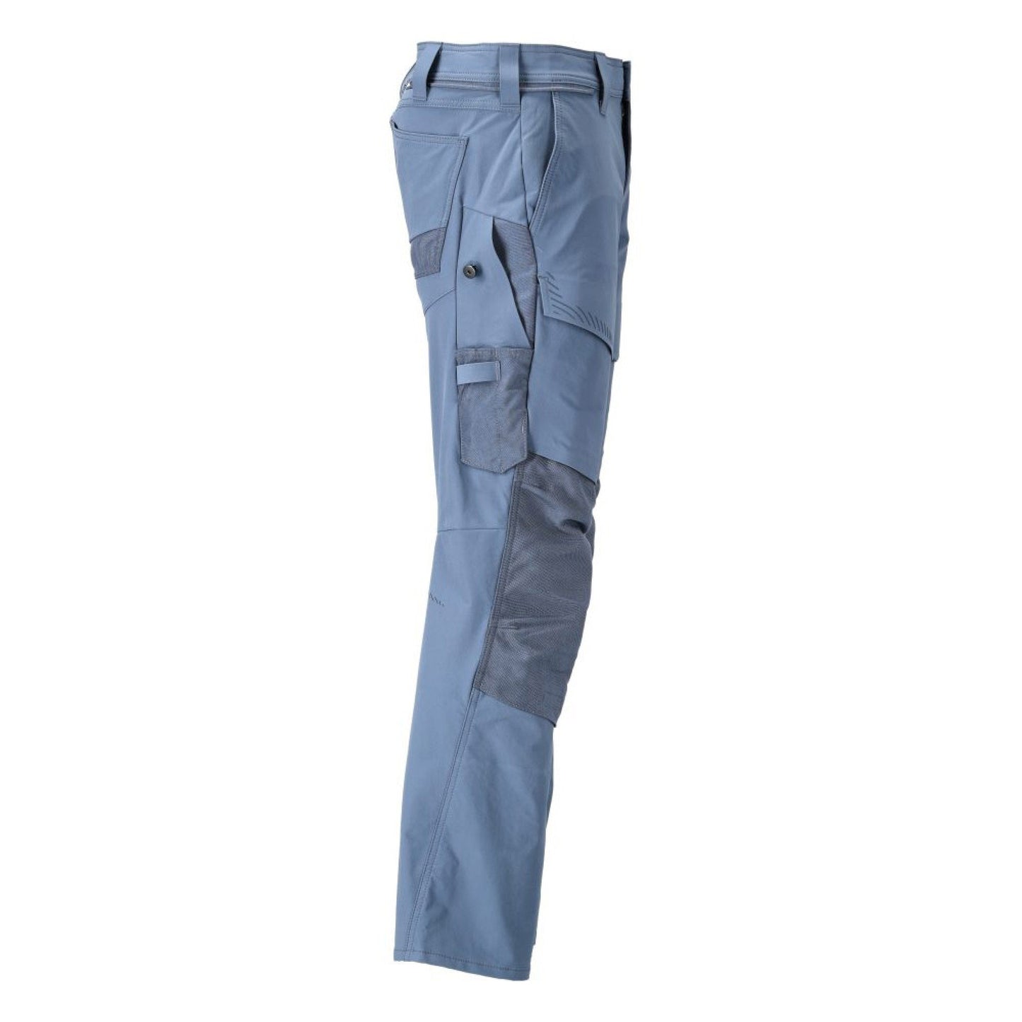 Stone Blue - Lifestyle - Mascot Mens Customised Knee Pad Pockets Long Work Trousers