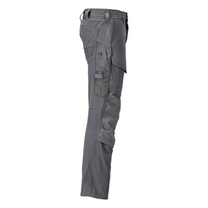 Stone Grey - Lifestyle - Mascot Mens Customised Knee Pad Pockets Long Work Trousers