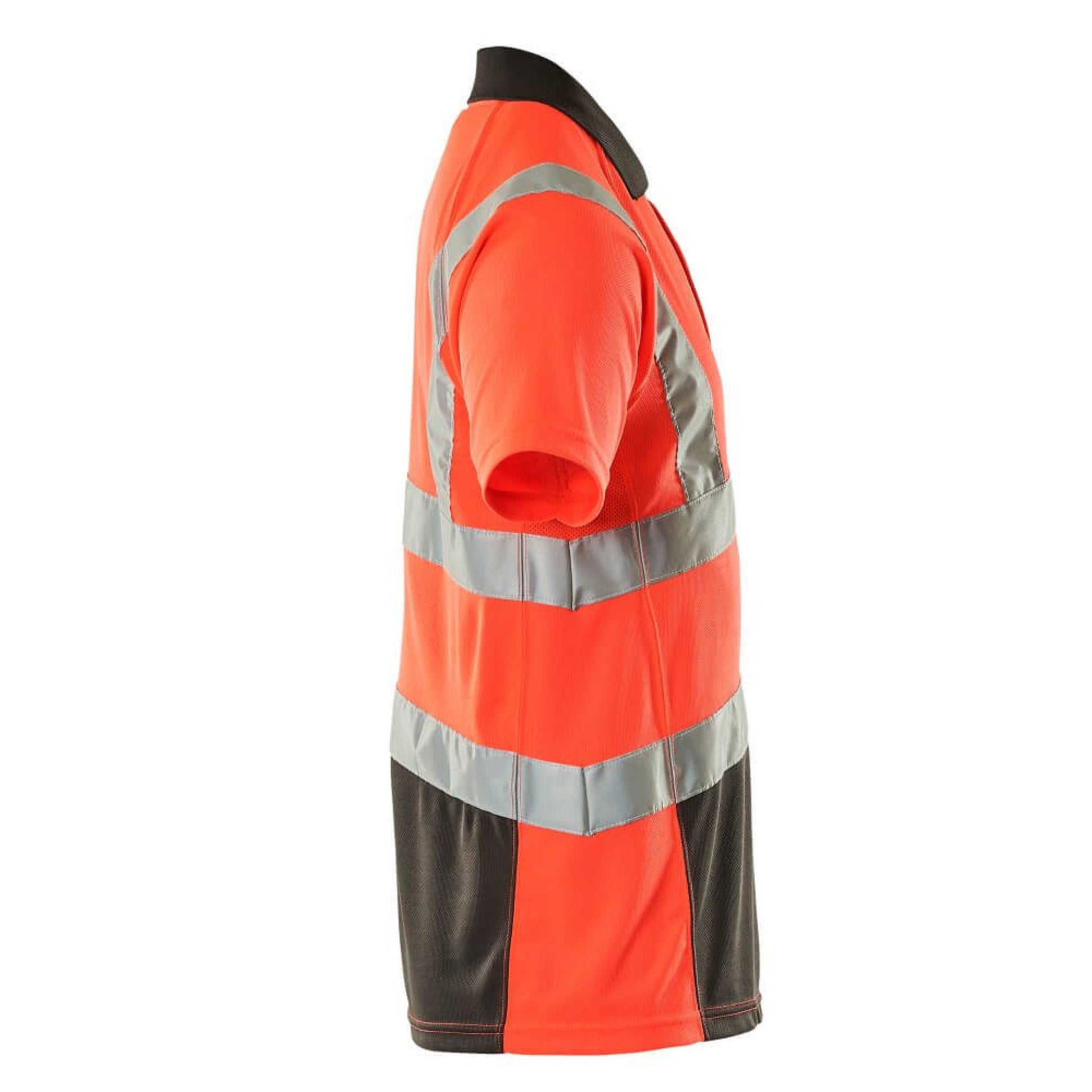Hi Vis Red-Dark Anthracite - Lifestyle - Mascot Mens Anadia Safe Young Hi-Vis Polo Shirt