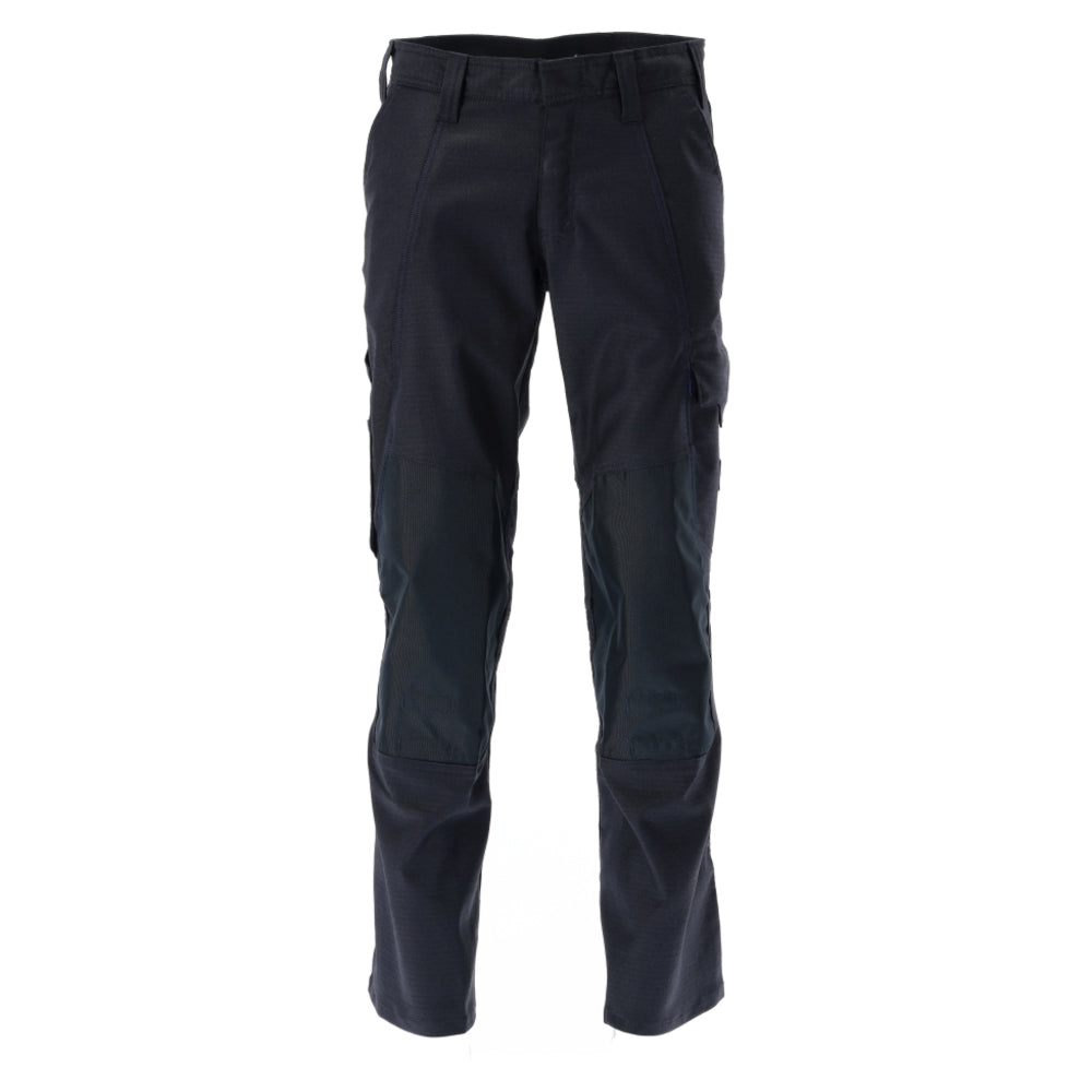 Dark Navy - Front - Mascot Mens Accelerate Knee Pad Pockets Trousers