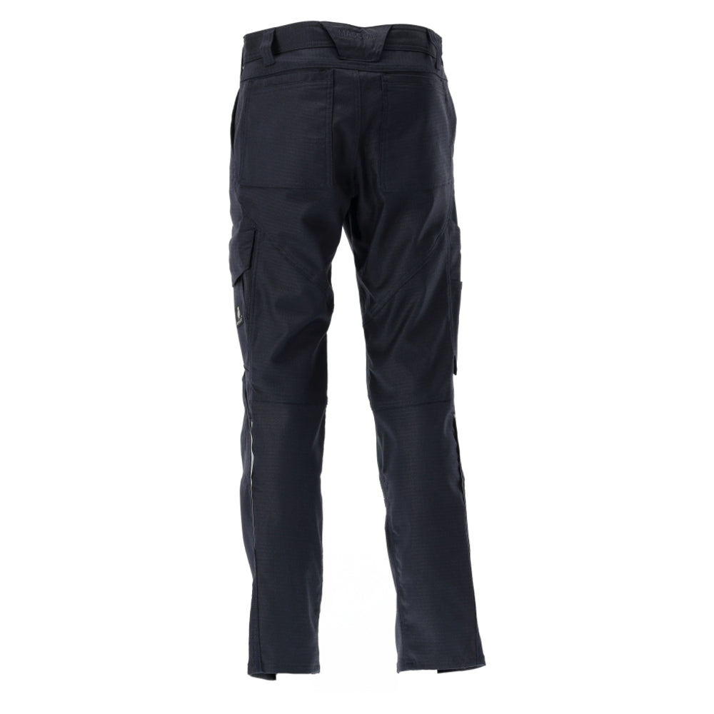 Dark Navy - Back - Mascot Mens Accelerate Knee Pad Pockets Trousers