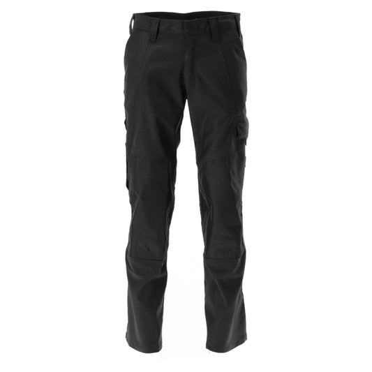 Black - Front - Mascot Mens Accelerate Knee Pad Pockets Trousers