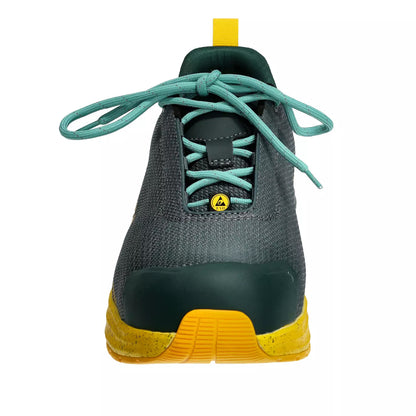 Forest Green-Sunflower Yellow - Lifestyle - Mascot Womens-Ladies Footwear Customised Safety Shoes