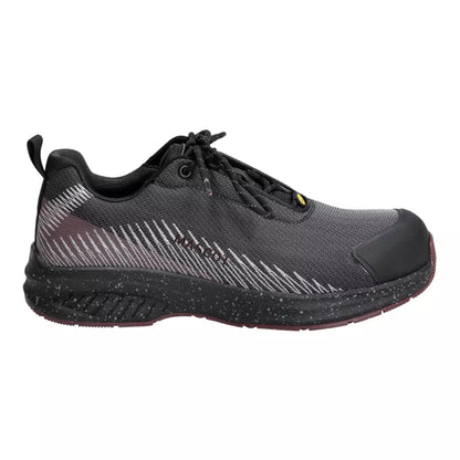 Stone Grey-Bordeaux - Front - Mascot Womens-Ladies Footwear Customised Safety Shoes