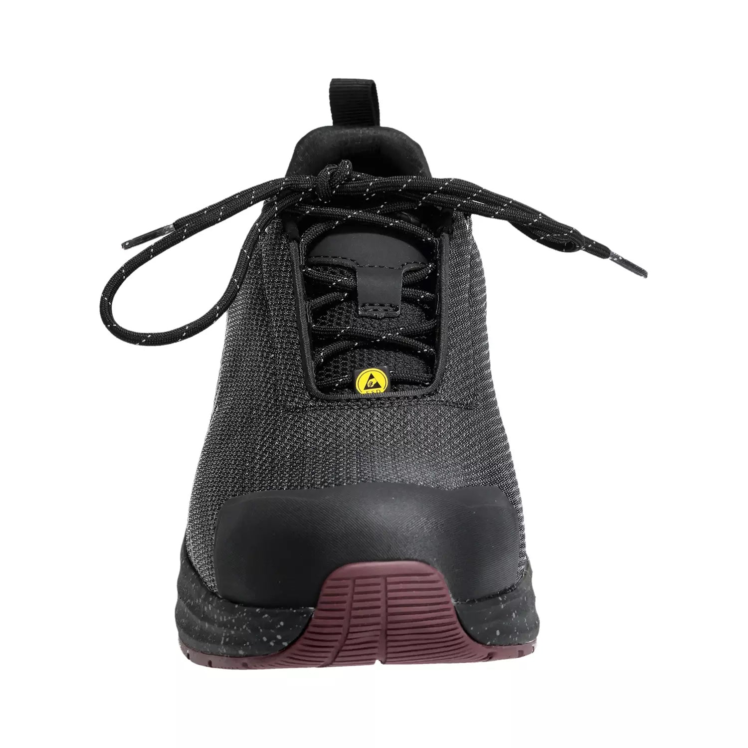 Stone Grey-Bordeaux - Side - Mascot Womens-Ladies Footwear Customised Safety Shoes