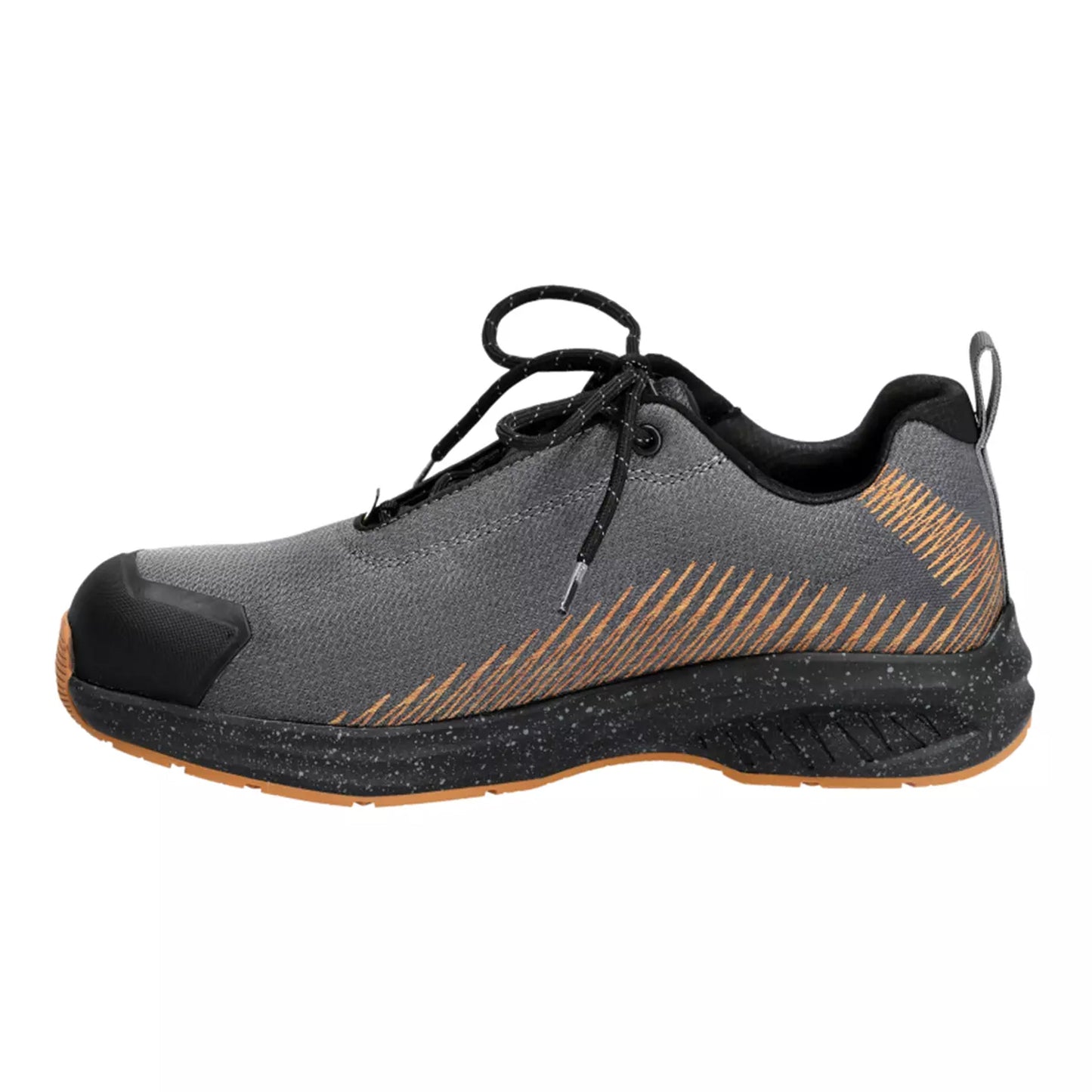 Stone Grey-Nut Brown - Side - Mascot Womens-Ladies Footwear Customised Safety Shoes