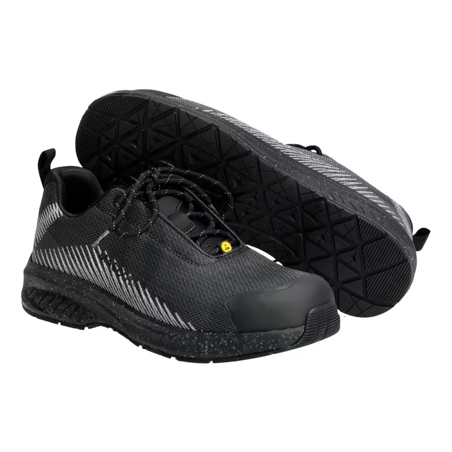 Black - Pack Shot - Mascot Womens-Ladies Footwear Customised Safety Shoes