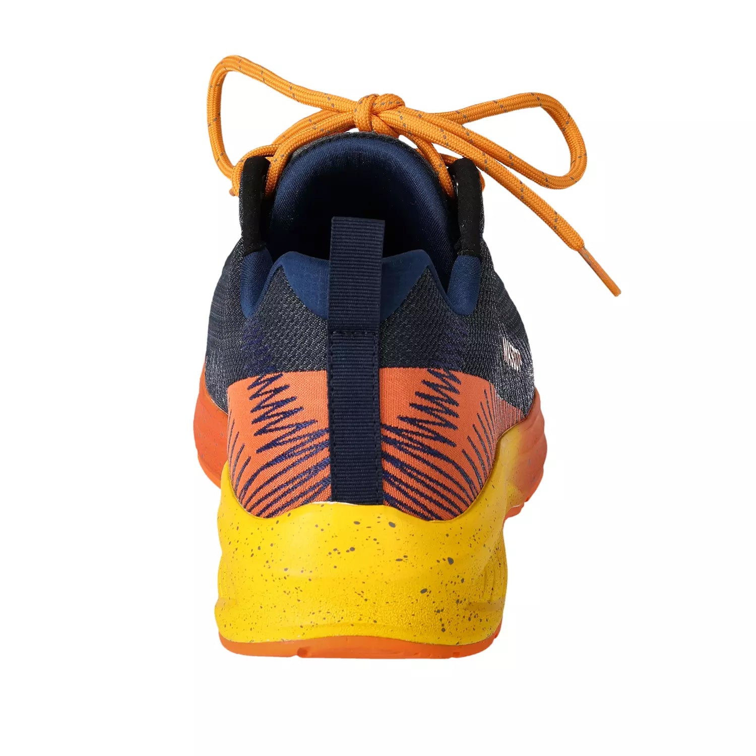 Dark Navy-Bright Orange - Back - Mascot Womens-Ladies Footwear Customised Safety Shoes