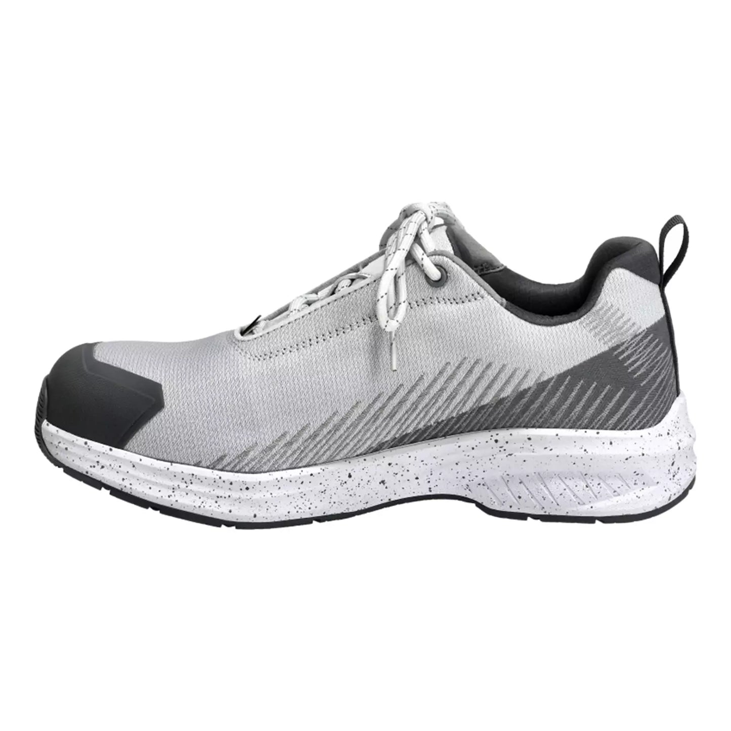 White-Stone Grey - Side - Mascot Mens Footwear Customised Safety Shoes