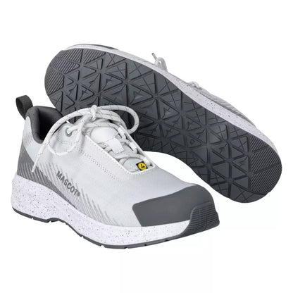 White-Stone Grey - Pack Shot - Mascot Mens Footwear Customised Safety Shoes