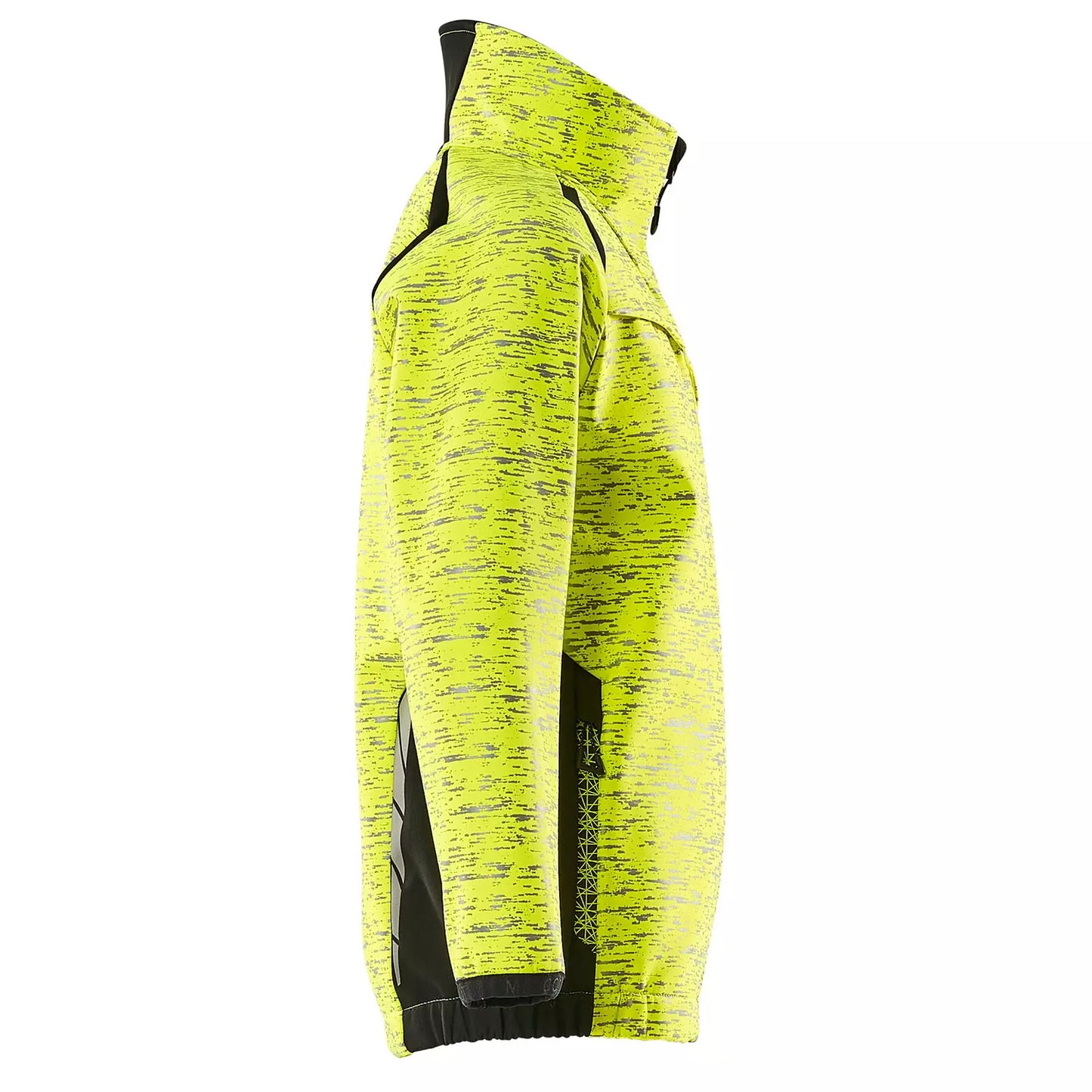 Yellow-Black - Lifestyle - Mascot Childrens-Kids Accelerate Safe High-Vis Soft Shell Jacket