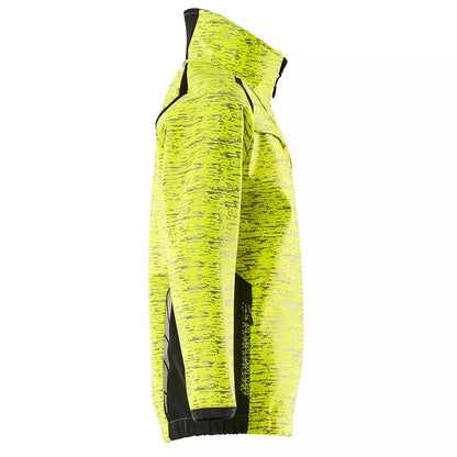 Yellow-Black - Lifestyle - Mascot Childrens-Kids Accelerate Safe High-Vis Soft Shell Jacket