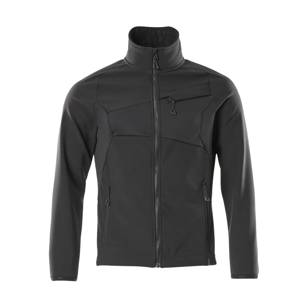 Black - Front - Mascot Mens Accelerate Soft Shell Jacket