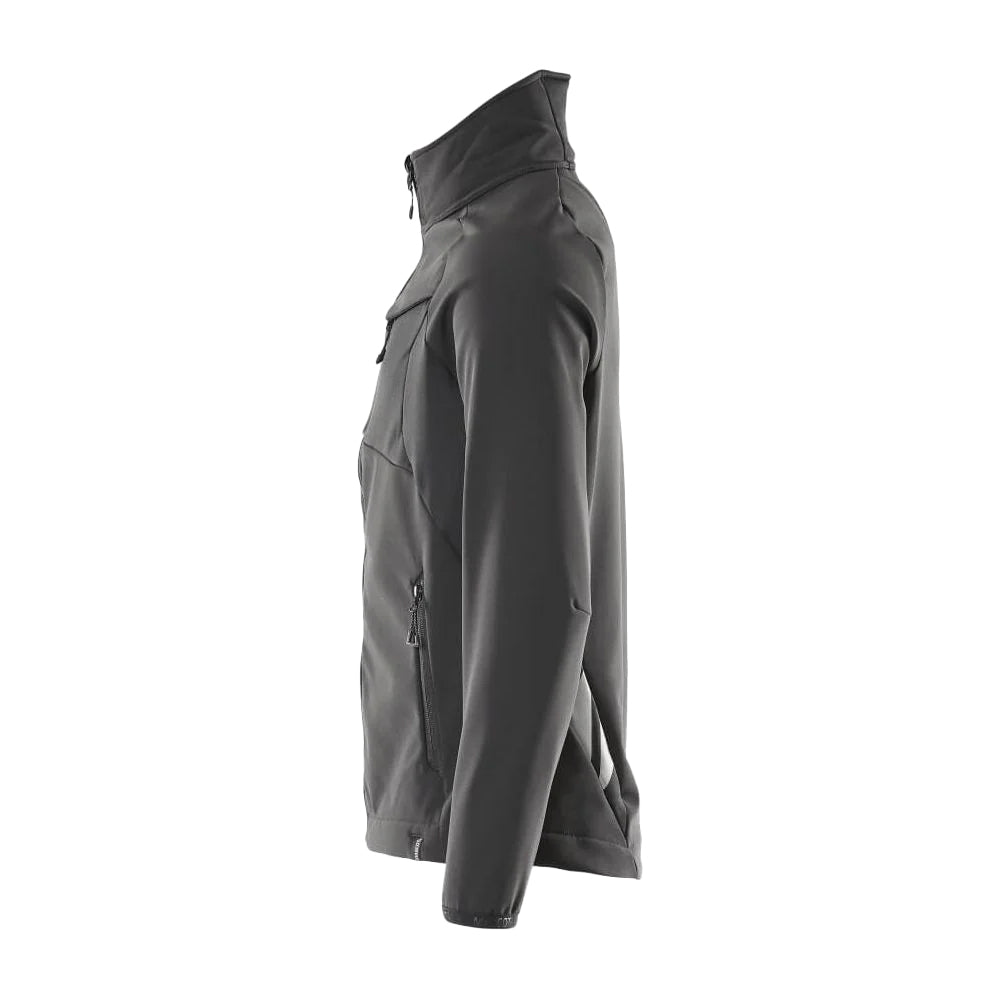 Black - Side - Mascot Mens Accelerate Soft Shell Jacket
