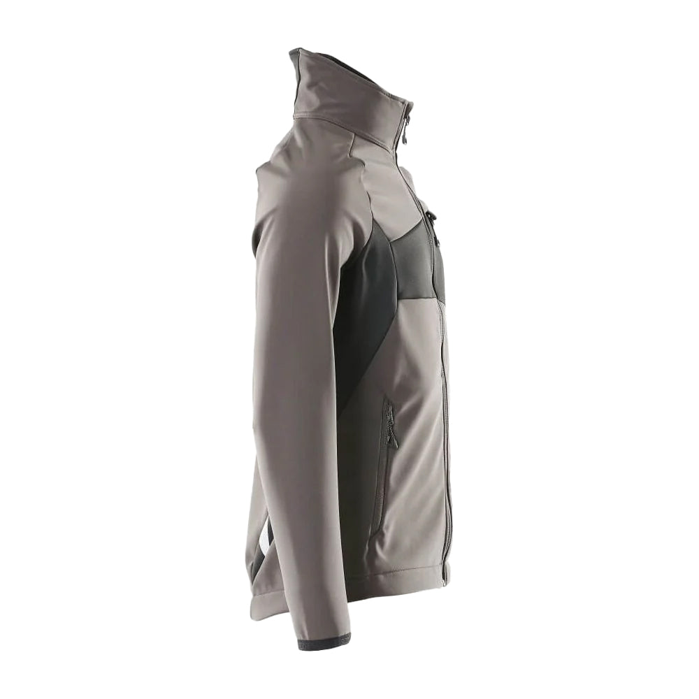 Dark Anthracite-Black - Back - Mascot Mens Accelerate Soft Shell Jacket