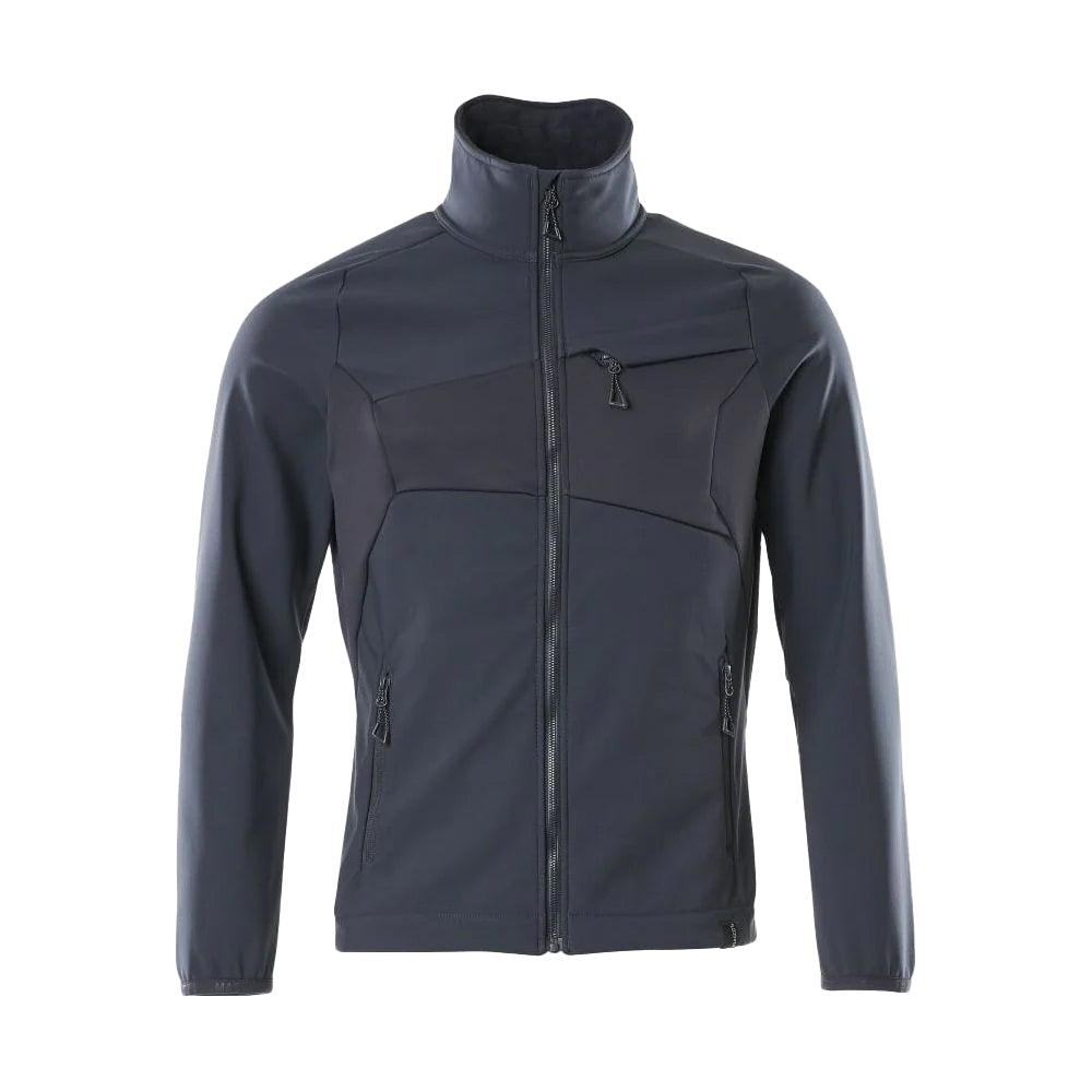 Dark Navy - Front - Mascot Mens Accelerate Soft Shell Jacket