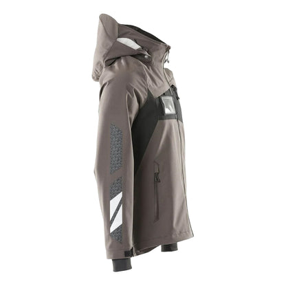Anthracite-Black - Back - Mascot Mens Accelerate Shell Jacket