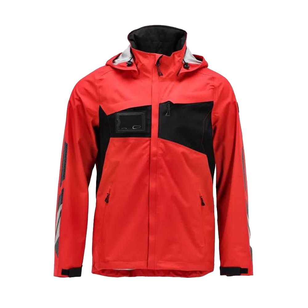 Traffic Red-Black - Front - Mascot Mens Accelerate Shell Jacket