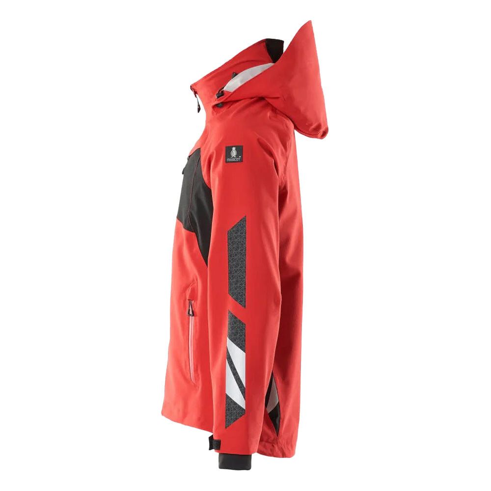 Traffic Red-Black - Side - Mascot Mens Accelerate Shell Jacket