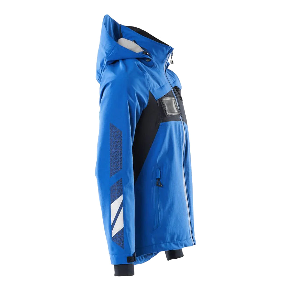 Azure Blue-Dark Navy - Back - Mascot Mens Accelerate Shell Jacket