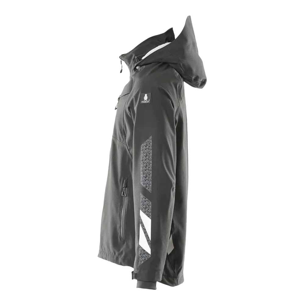 Black - Side - Mascot Mens Accelerate Shell Jacket