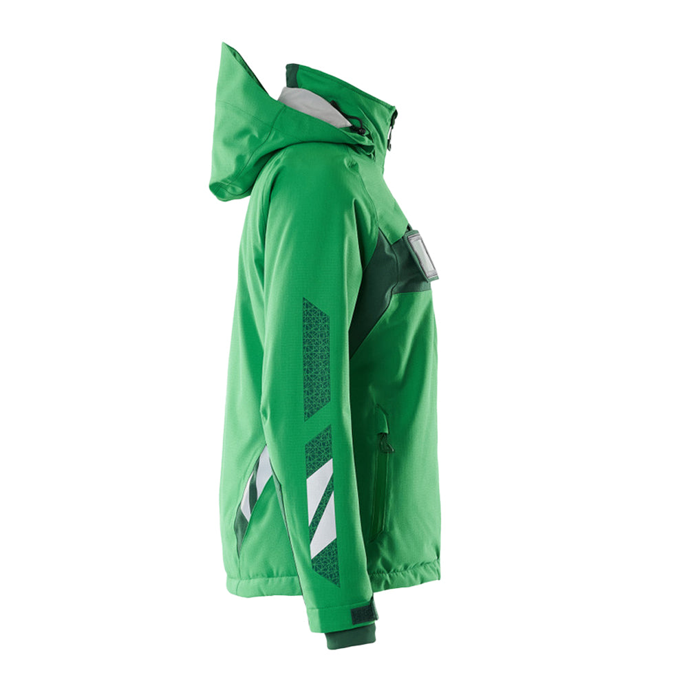 Grass Green-Green - Side - Mascot Womens-Ladies Accelerate Shell Jacket