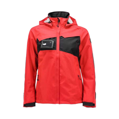 Traffic Red-Black - Front - Mascot Womens-Ladies Accelerate Shell Jacket