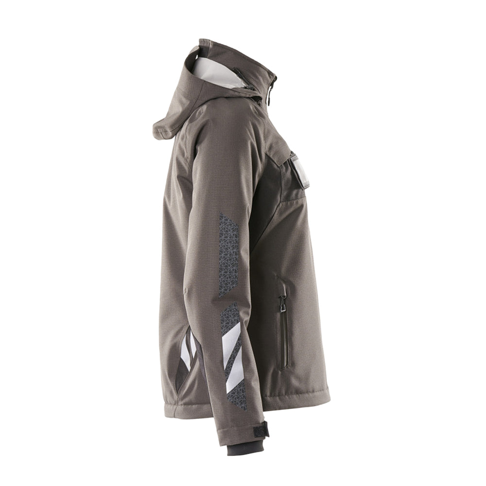 Dark Anthracite-Black - Side - Mascot Womens-Ladies Accelerate Winter Jacket