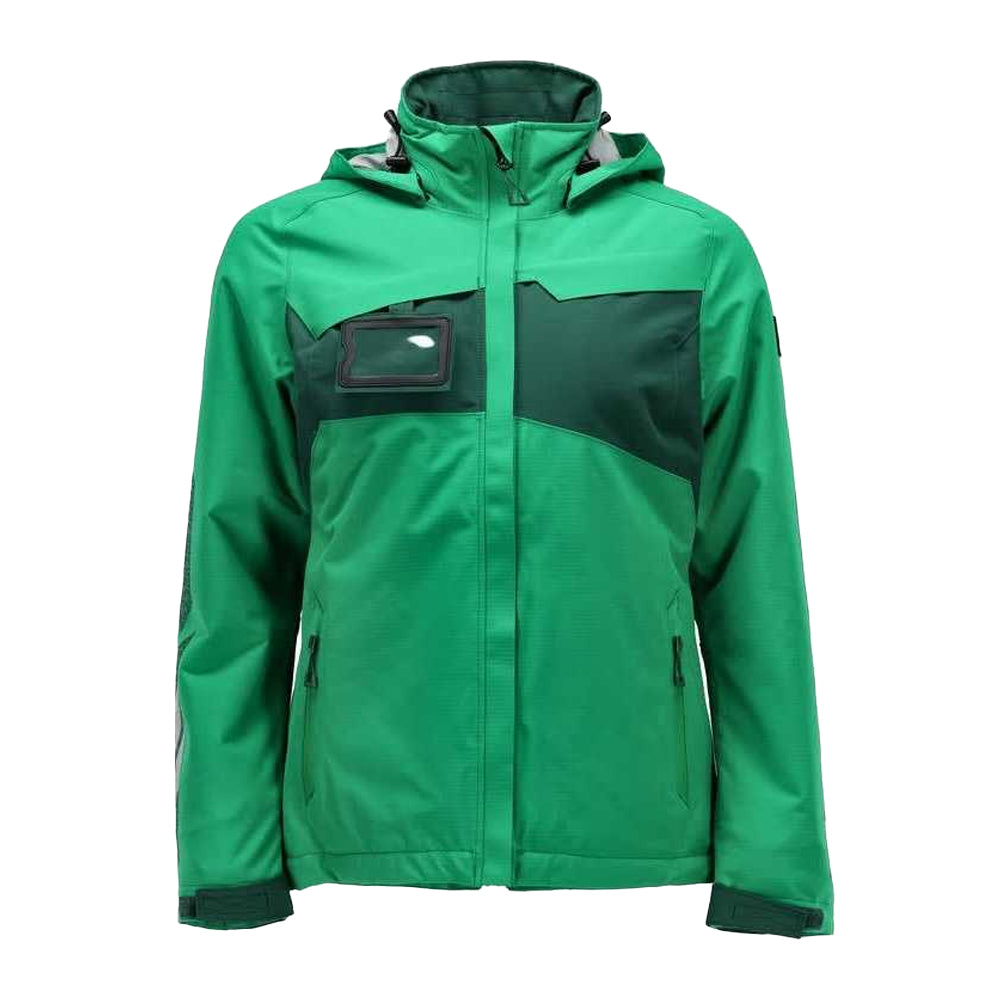 Grass Green-Green - Front - Mascot Womens-Ladies Accelerate Winter Jacket