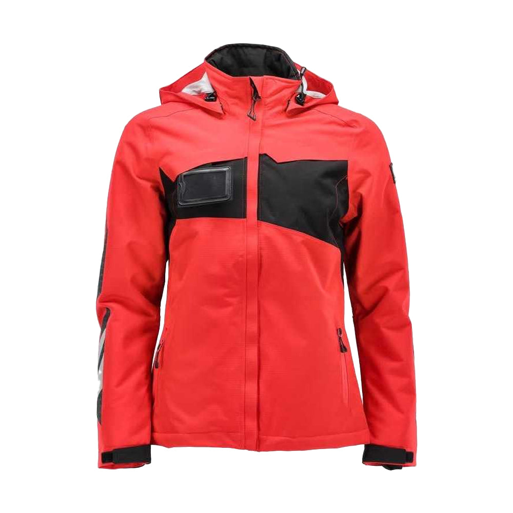Traffic Red-Black - Front - Mascot Womens-Ladies Accelerate Winter Jacket