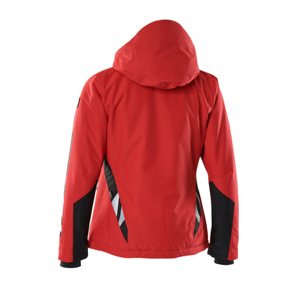 Traffic Red-Black - Back - Mascot Womens-Ladies Accelerate Winter Jacket