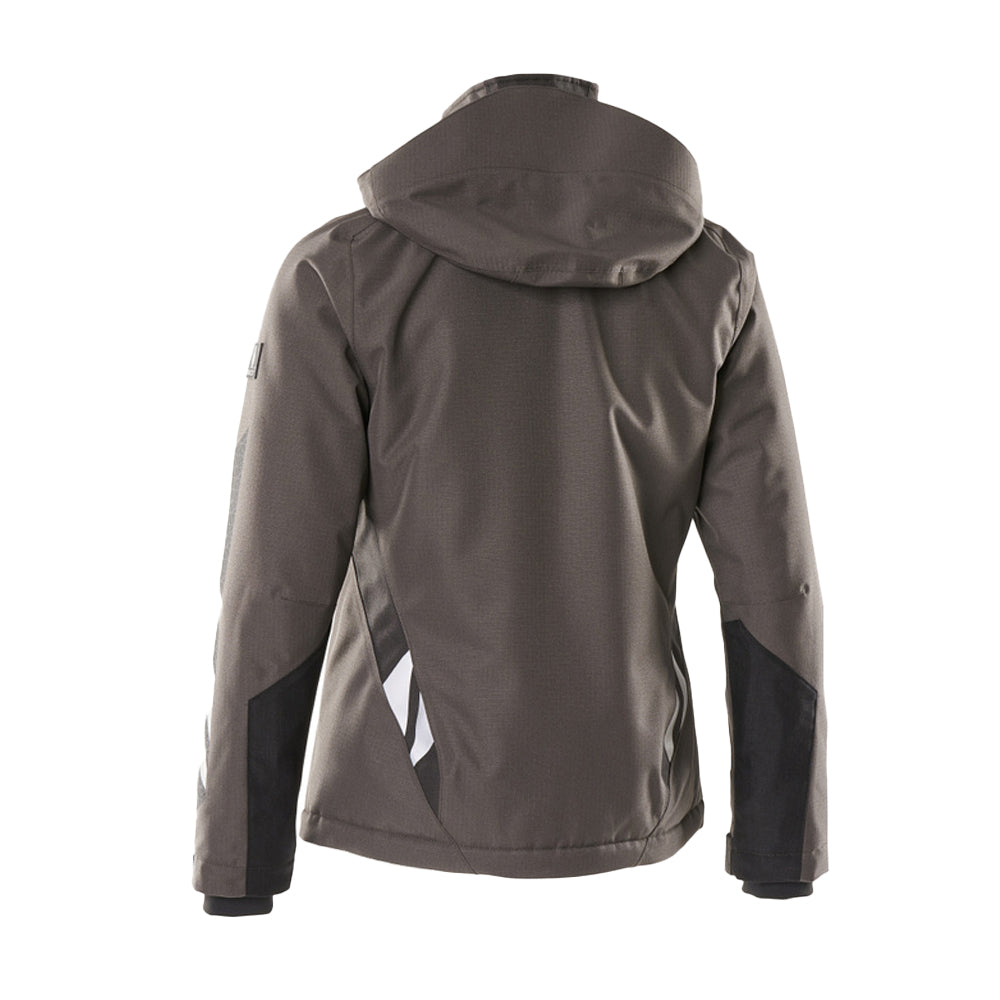 Dark Anthracite-Black - Back - Mascot Womens-Ladies Accelerate Winter Jacket