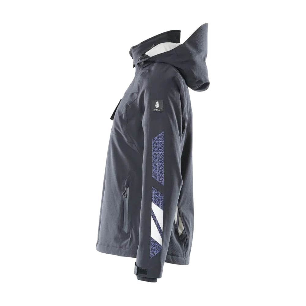 Dark Navy - Side - Mascot Womens-Ladies Accelerate Shell Jacket