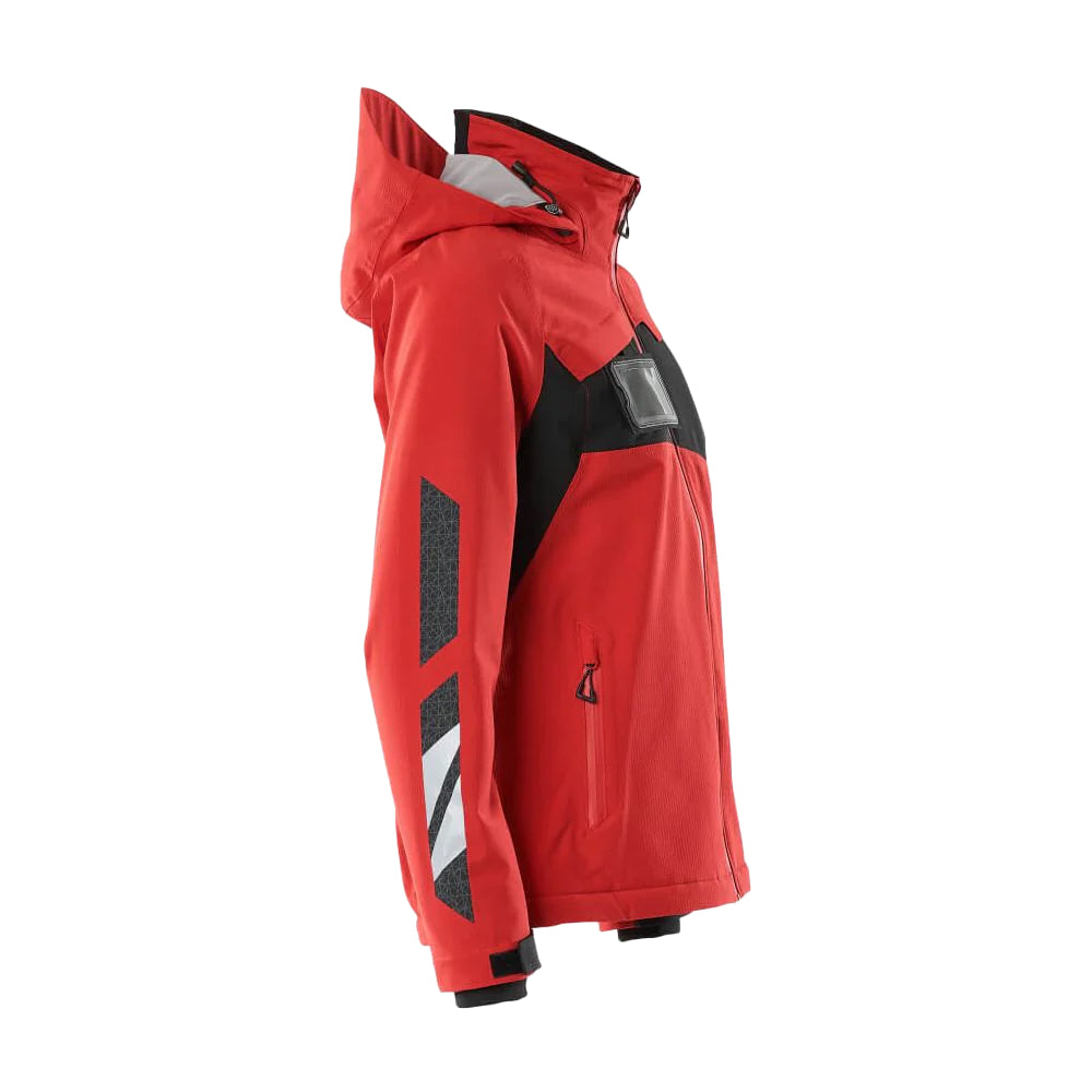 Traffic Red-Black - Back - Mascot Womens-Ladies Accelerate Shell Jacket