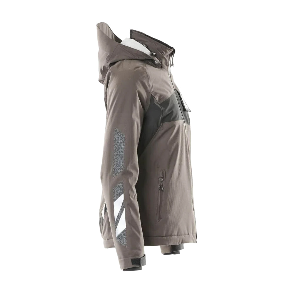 Dark Anthracite-Black - Back - Mascot Womens-Ladies Accelerate Shell Jacket