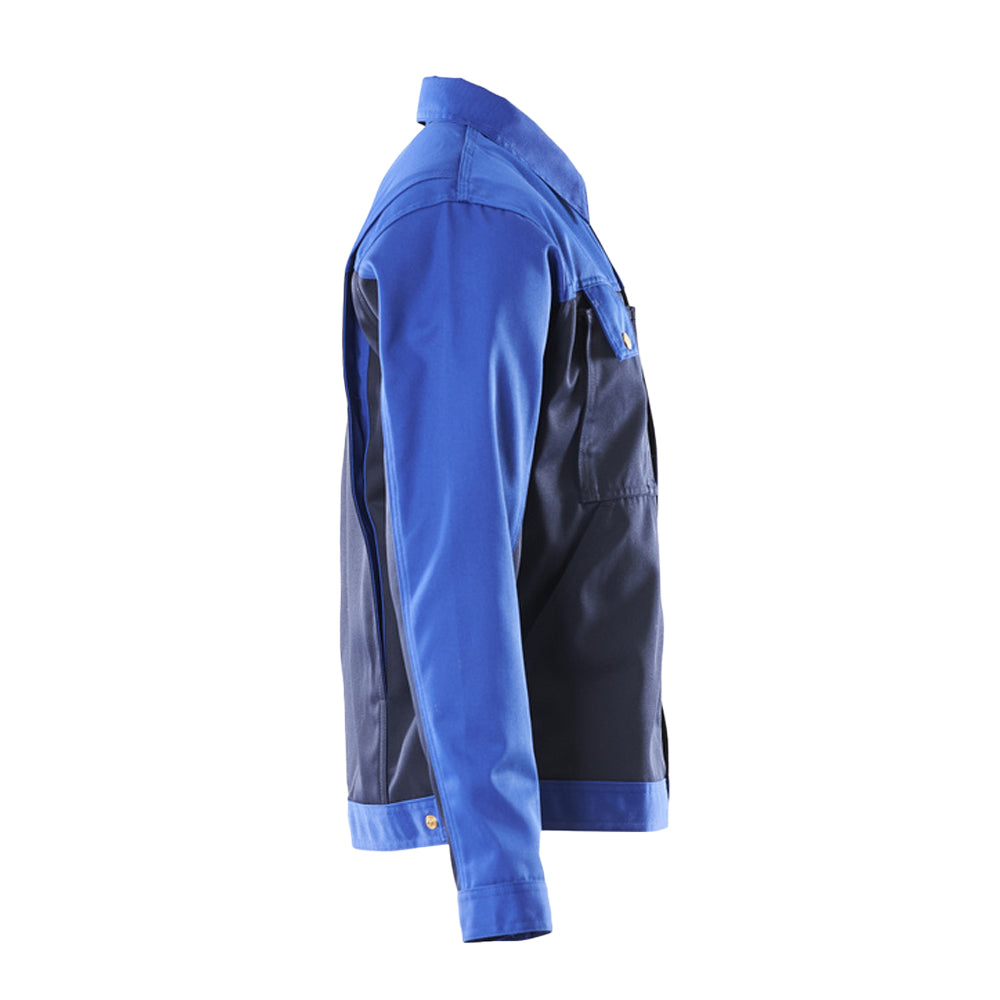 Navy Blue-Royal Blue - Side - Mascot Mens Image Jacket
