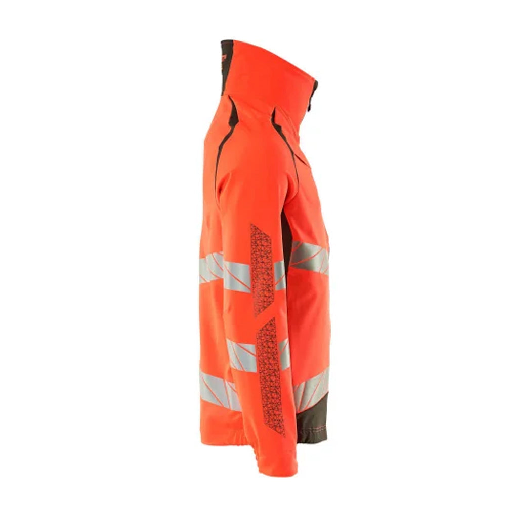 Hi Vis Red-Anthracite - Side - Mascot Mens Accelerate Safe Jacket