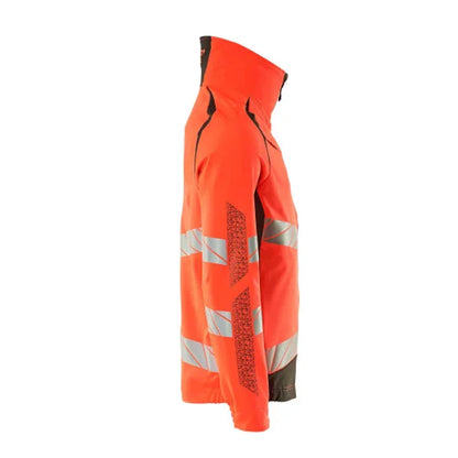 Hi Vis Red-Anthracite - Side - Mascot Mens Accelerate Safe Jacket