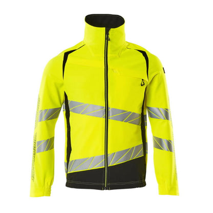 Hi Vis Yellow-Black - Front - Mascot Mens Accelerate Safe Jacket