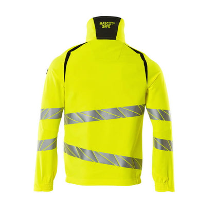 Hi Vis Yellow-Black - Back - Mascot Mens Accelerate Safe Jacket