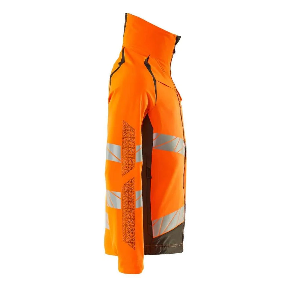 Hi Vis Orange-Anthracite - Side - Mascot Mens Accelerate Safe Jacket