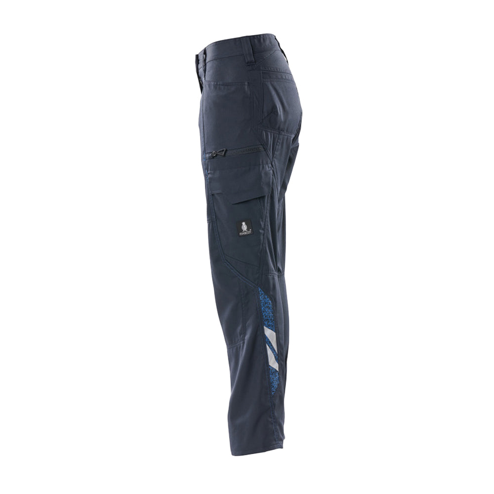 Dark Navy - Lifestyle - Mascot Womens-Ladies Accelerate Cargo Pocket Work Trousers