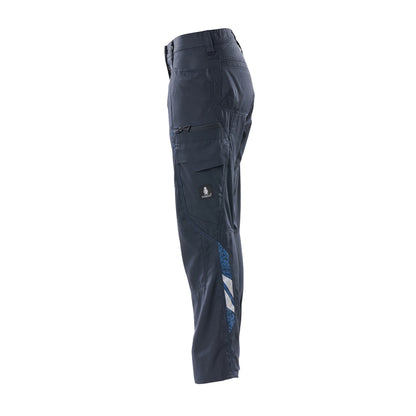 Dark Navy - Lifestyle - Mascot Womens-Ladies Accelerate Cargo Pocket Work Trousers