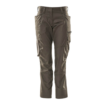 Dark Anthracite - Front - Mascot Womens-Ladies Accelerate Cargo Pocket Work Trousers